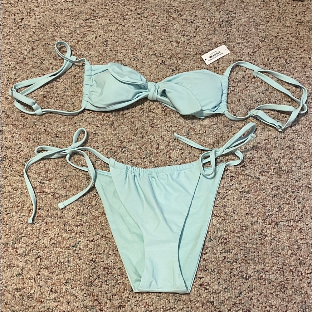 Adore Me Sky Blue Swimwear